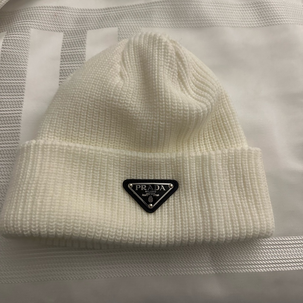 Prada Cream Knit Accessory